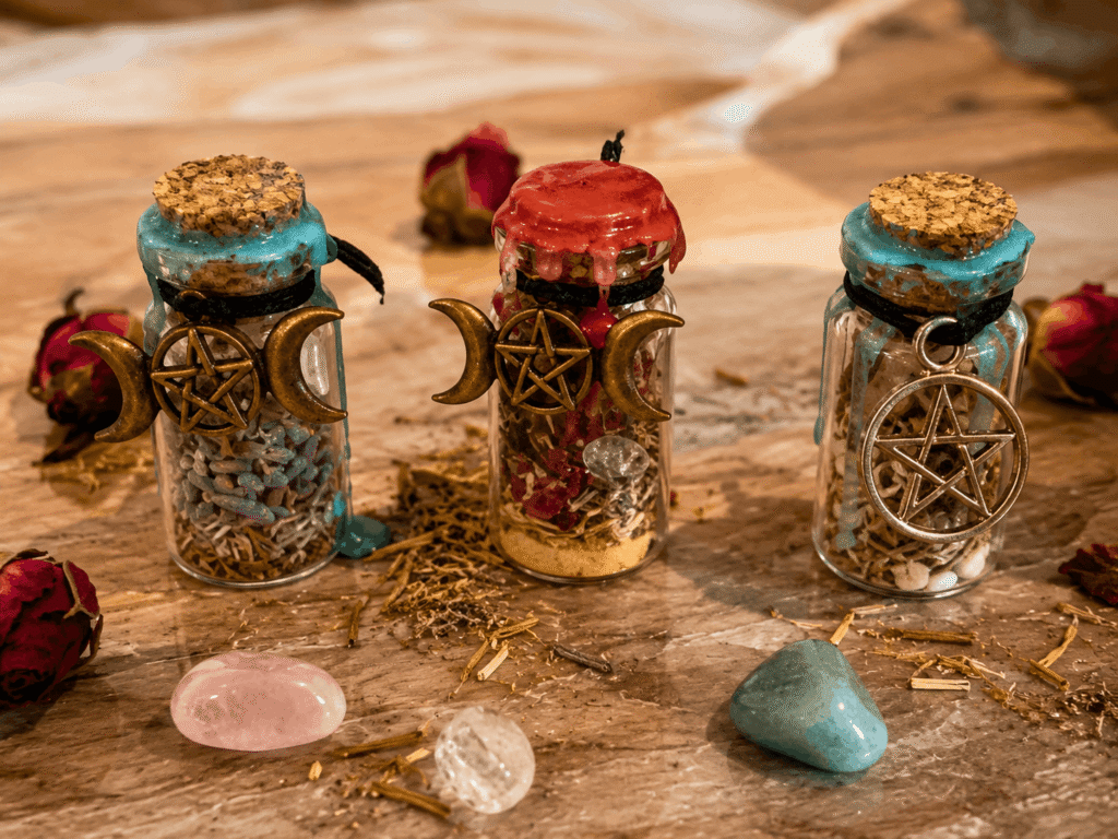 Handcrafted Intention Spell Bottle