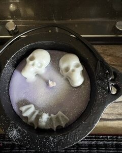Halloween Cauldron Candle