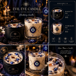 Mystical Evil Eye Candle Collection
